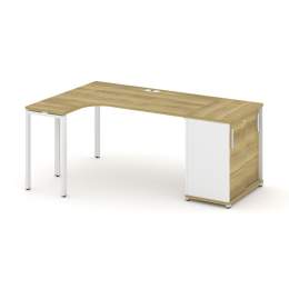 Стол эргономичный Concept CN.SA-217 Металл белый